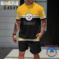 NFL Pittsburgh Steelers New Design T Shirt And Shorts Set