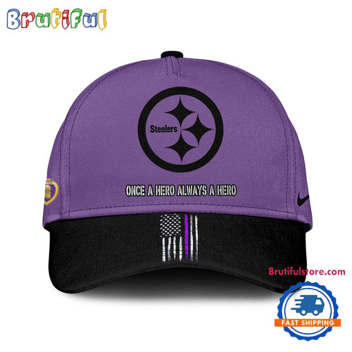 NFL Pittsburgh Steelers Purple Heart Day Limited Edition Baseball Cap