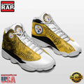 NFL Pittsburgh Steelers Sneakers New Design Air Jordan 13 Running Sneakers Shoes