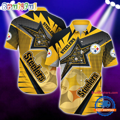 NFL Pittsburgh Steelers Special Football Team Star Hawaiian Shirts
