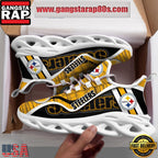 NFL Pittsburgh Steelers Unique Design Max Soul Shoes Running Sneakers