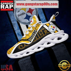 NFL Pittsburgh Steelers Unique Design Max Soul Shoes Running Sneakers