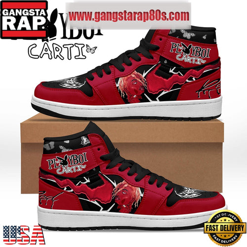 Playboi Carti Fan Unique Design Air Jordan 1 Sneakers Shoes