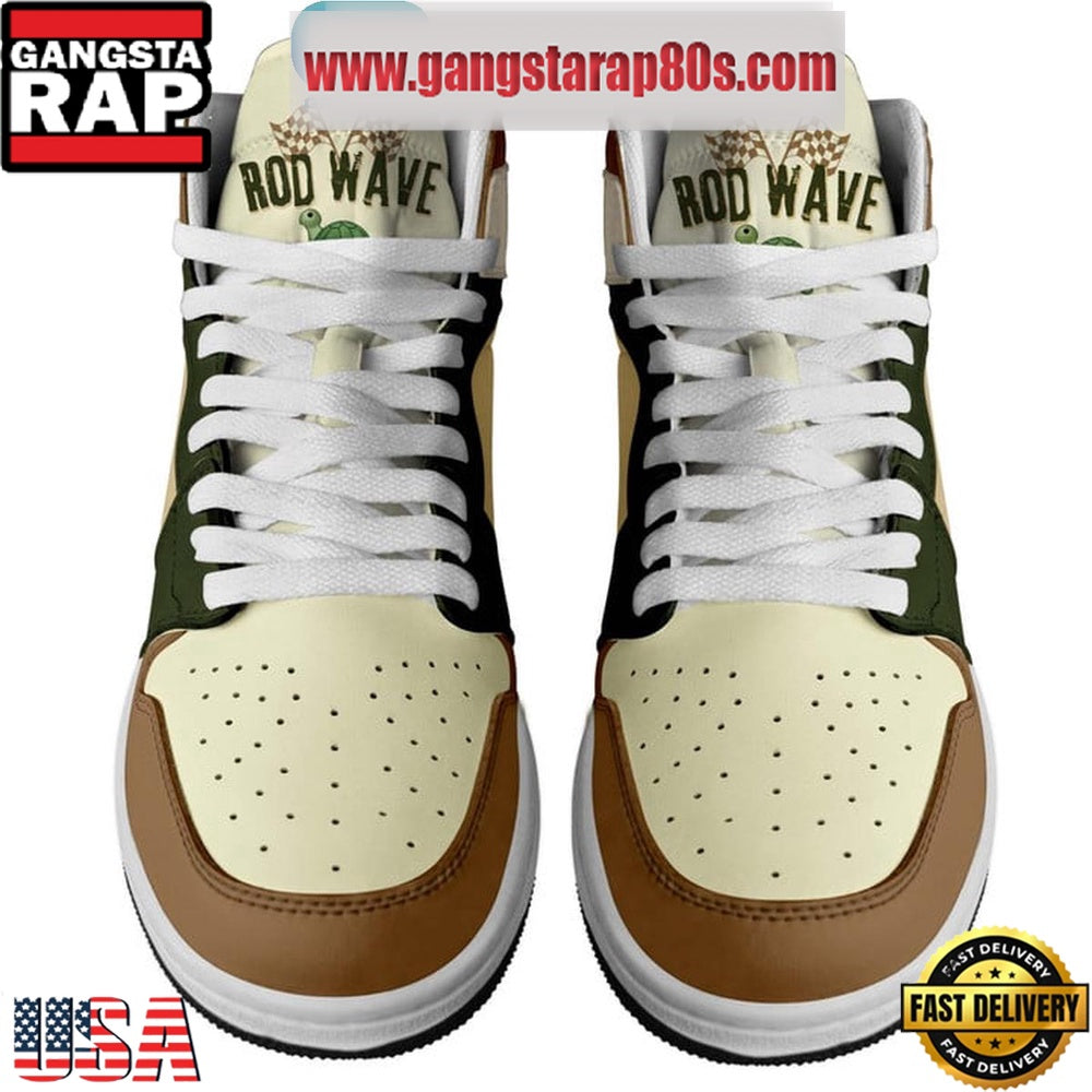 Rod Wave Let’s Go My Nigg I Am Not Ready Air Jordan 1 Sneakers Shoes