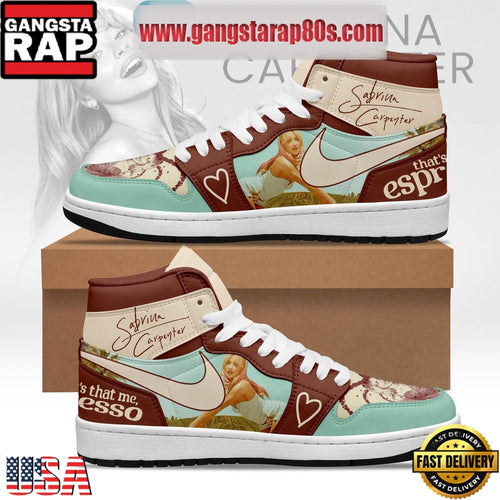 Sabrina Carpenter It’s Me Your Espresso Air Jordan 1 Sneakers Shoes