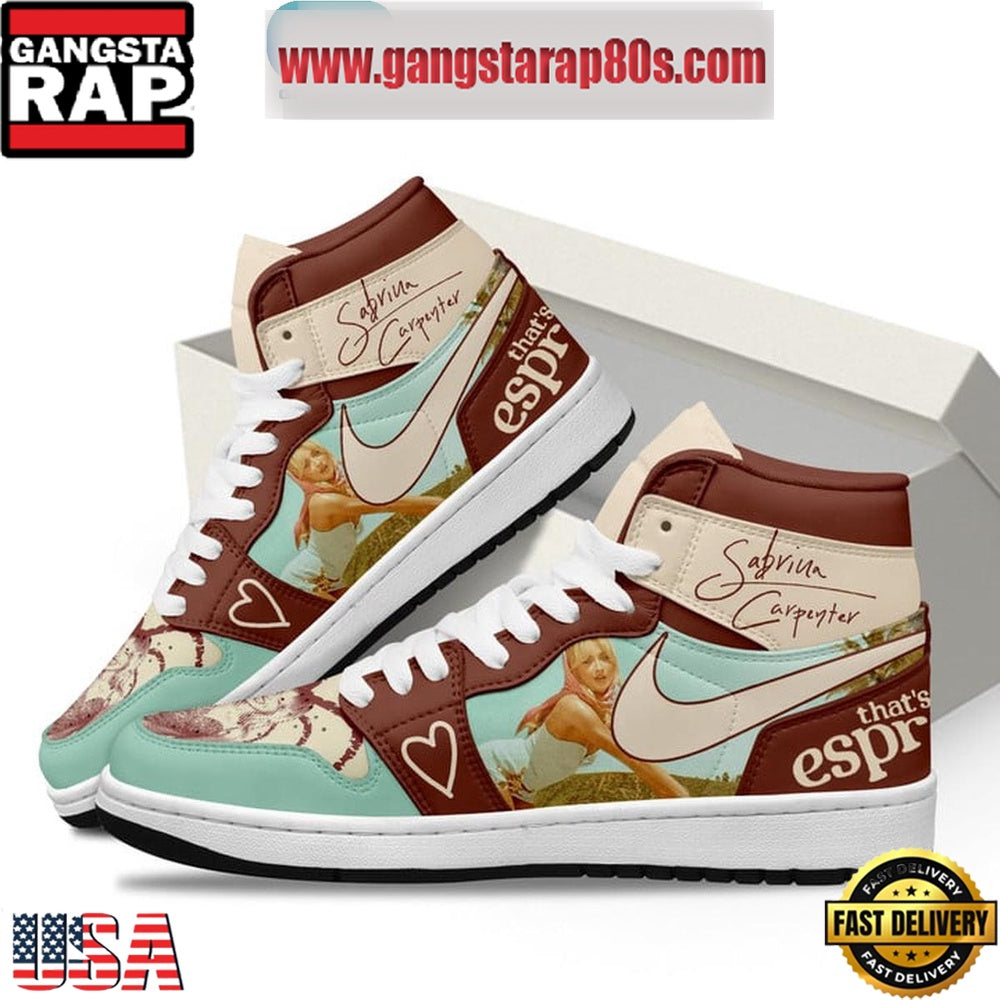 Sabrina Carpenter It’s Me Your Espresso Air Jordan 1 Sneakers Shoes