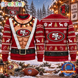 NFL San Francisco 49ers Funny Body Design Christmas Ugly Sweater
