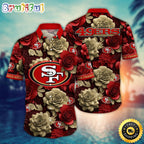 NFL San Francisco 49ers Hawaii Shirt Flower Aloha Spirit Shirts