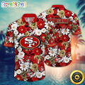 NFL San Francisco 49ers Hawaii Shirt Flower Sunny Day Essentials