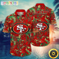 NFL San Francisco 49ers Hawaii Shirt Flower Tropical Holiday Attire