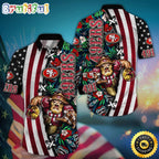 NFL San Francisco 49ers Hawaii Shirt Mascot Aloha Summer Shirt
