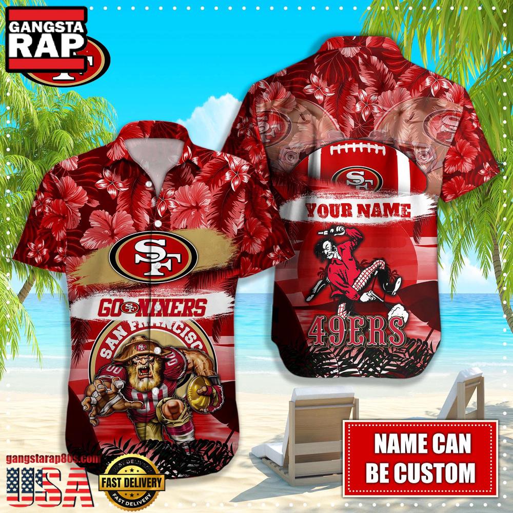 NFL San Francisco 49ers Mascot Football Hawaiian Shirt For Men Women