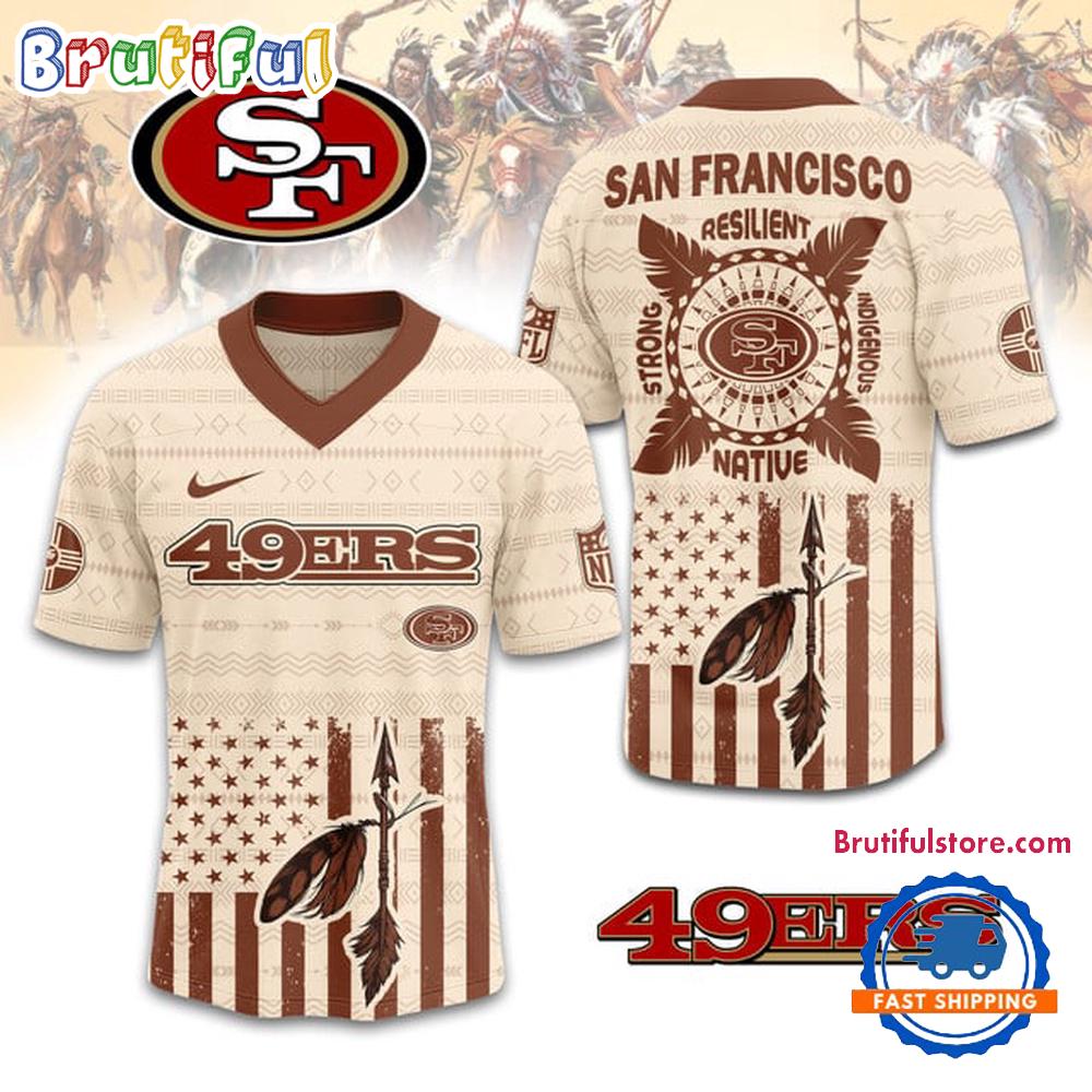 NFL San Francisco 49ers Native American 2025 Football Jersey