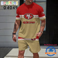 NFL San Francisco 49ers New Design T Shirt And Shorts Set