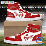 NFL San Francisco 49ers New Season Custom Air Jordan 1 Hightop Shoes