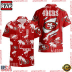NFL San Francisco 49ers Palm Tree Pattern Hawaii Shirt