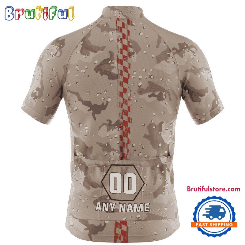 NFL San Francisco 49ers Special Desert Camo Cycling Jersey
