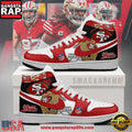 NFL San Francisco 49ers Trending Football Sneakers Nike Air Jordan 1 Shoes