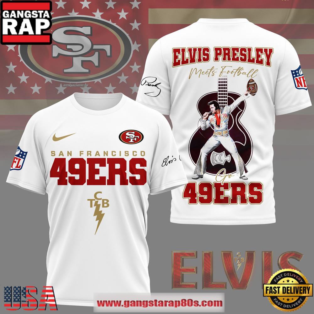 NFL San Francisco 49ers x Elvis Presley 2026 Unisex T-Shirt