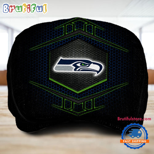 NFL Seattle Seahawks Classic Jeff Cap, Football Team Versatile Jeff Cap