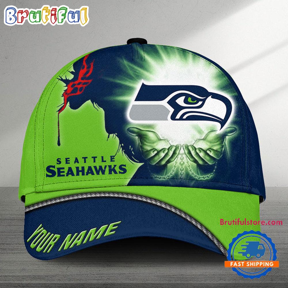NFL Seattle Seahawks Football Team American God Cap