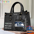 NFL Seattle Seahawks Forever Not Just When We Win Women’s Leather Hand Bag