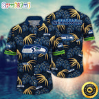 NFL Seattle Seahawks Hawaii Shirt Flower Beachy Keen Fashion