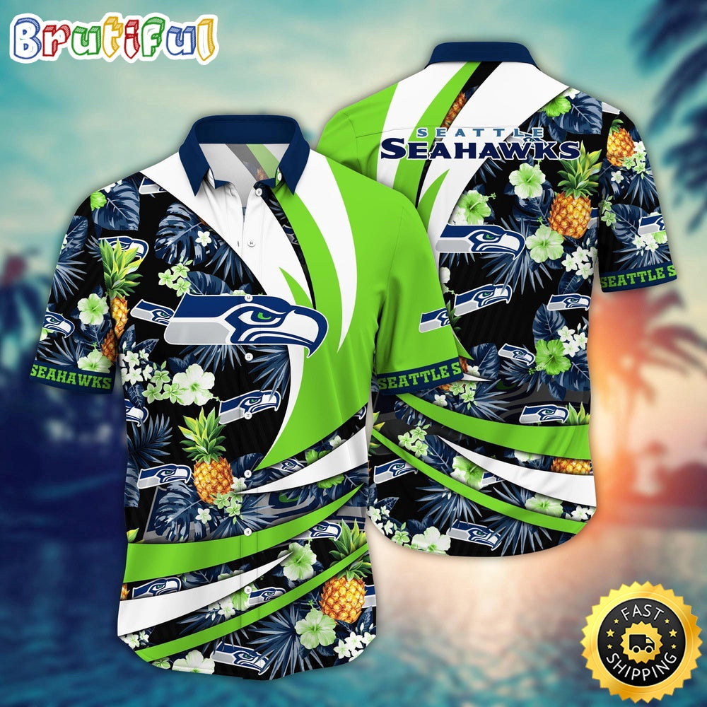 NFL Seattle Seahawks Hawaii Shirt Flower Classic Hawaiian Prints