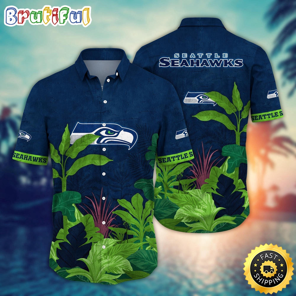 NFL Seattle Seahawks Hawaii Shirt Flower Hawaiian Style Statements