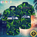 NFL Seattle Seahawks Hawaii Shirt Flower Tropical Holiday Attire