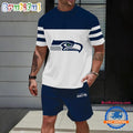 NFL Seattle Seahawks Trendy Summer T Shirt And Shorts Set