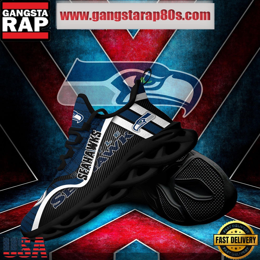 NFL Seattle Seahawks Unique Design Max Soul Shoes Running Sneakers