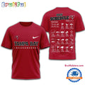 NFL Tampa Bay Buccaneers 2025 SCHEDULE Unisex 3D Shirt