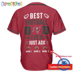 NFL Tampa Bay Buccaneers Best Dad Ever Baseball Jersey