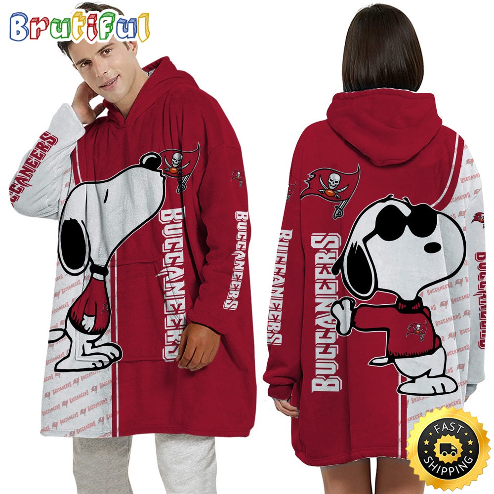 NFL Tampa Bay Buccaneers Blanket Hoodie For Fans Unisex Hoodie