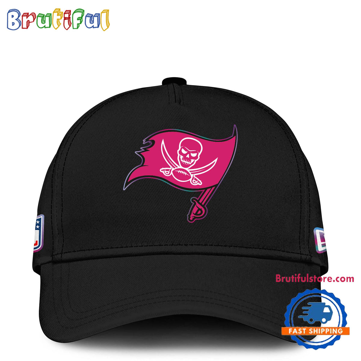 NFL Tampa Bay Buccaneers Crucial Catch Pink Breast Cancer Awareness New Football Cap Hats