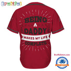 NFL Tampa Bay Buccaneers Football Being A Daddy Father’s Day Baseball Jersey