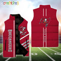 NFL Tampa Bay Buccaneers Football New Season Personalized Sleeveless Down Puffer Jacket