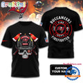 NFL Tampa Bay Buccaneers Football Team Fire Fighter Unisex 3D Shirt