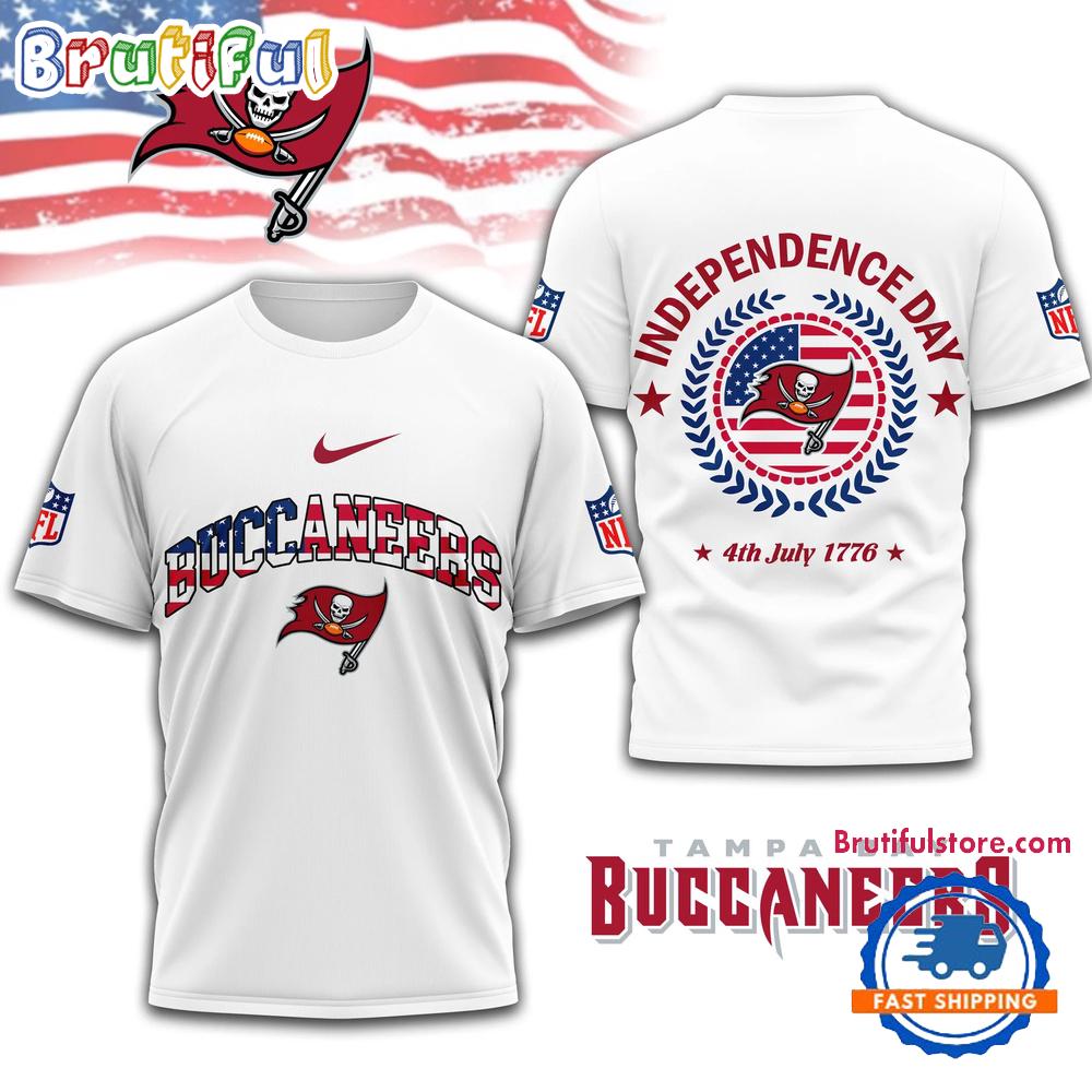 NFL Tampa Bay Buccaneers Football Team Independence Day New Design 3D Shirt