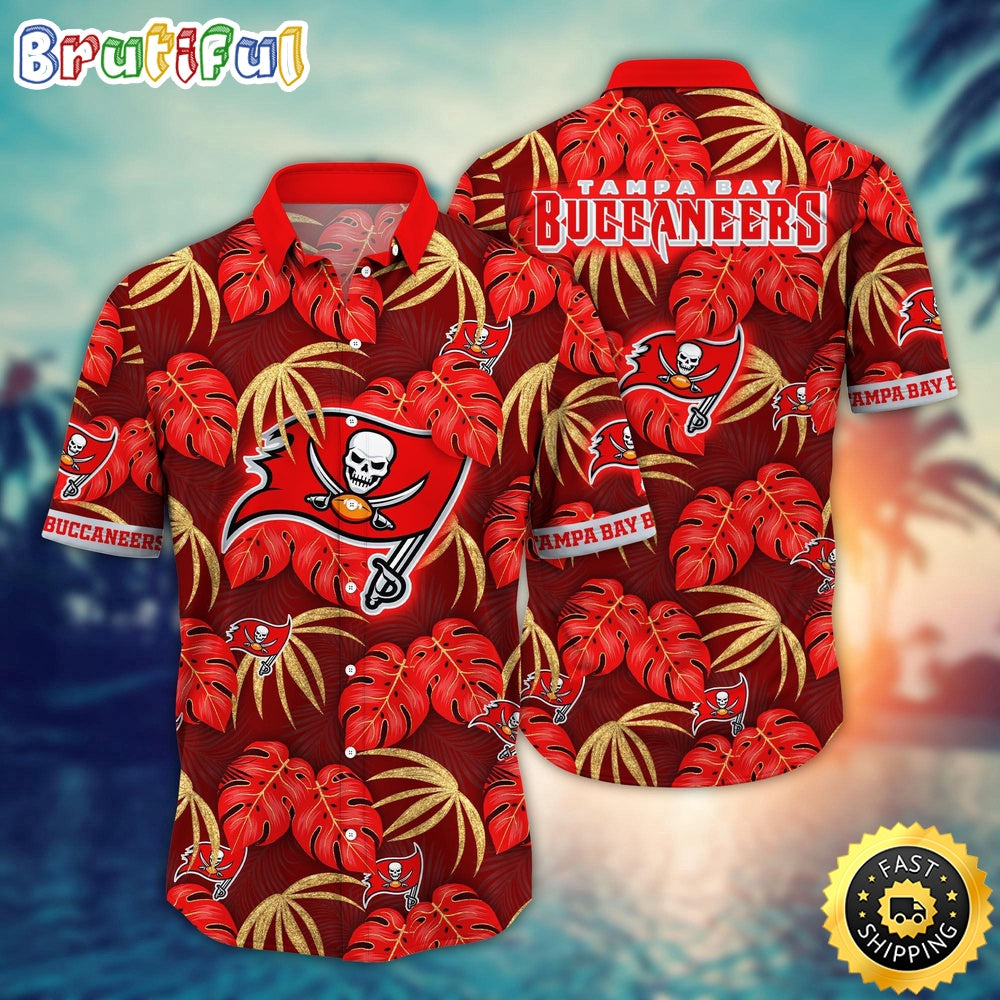 NFL Tampa Bay Buccaneers Hawaii Shirt Flower Beachy Keen Fashion