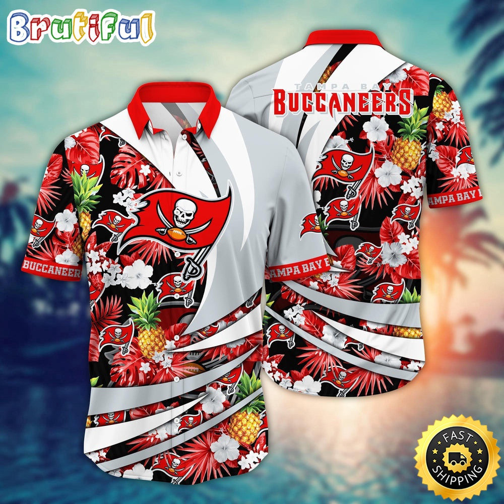 NFL Tampa Bay Buccaneers Hawaii Shirt Flower Classic Hawaiian Prints