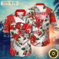 NFL Tampa Bay Buccaneers Hawaii Shirt Flower Trendy Floral Tops