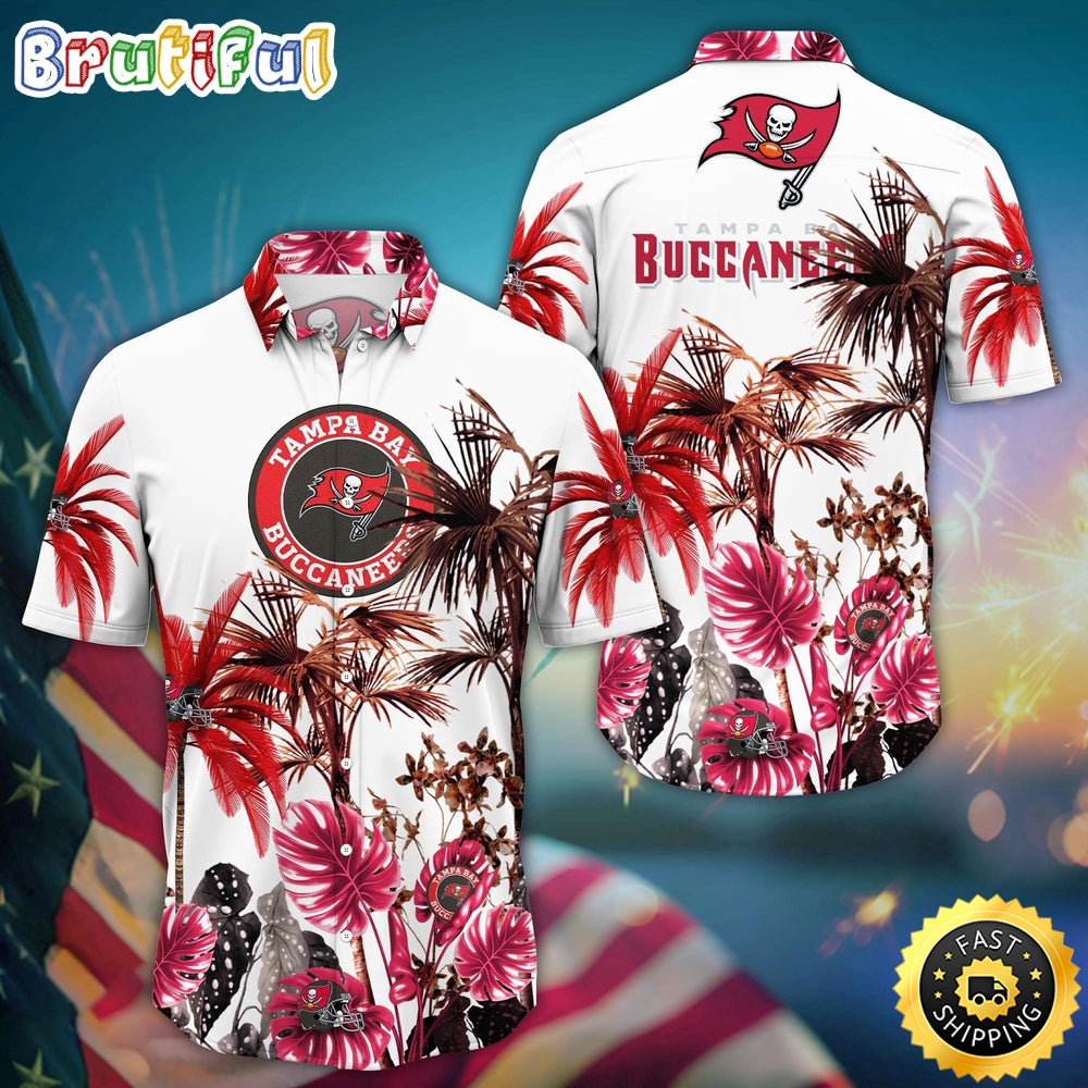 NFL Tampa Bay Buccaneers Hawaii Shirt Palm Tree Aloha Shirt For Fans