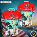 NFL Tampa Bay Buccaneers Hawaii Shirt Statue Of Liberty Aloha Shirt