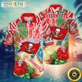 NFL Tampa Bay Buccaneers Hawaiian Shirt Flower Hawaii Shirt For Football Fans