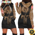 NFL Tampa Bay Buccaneers Hoodie Dress American Flag Camouflage Skull