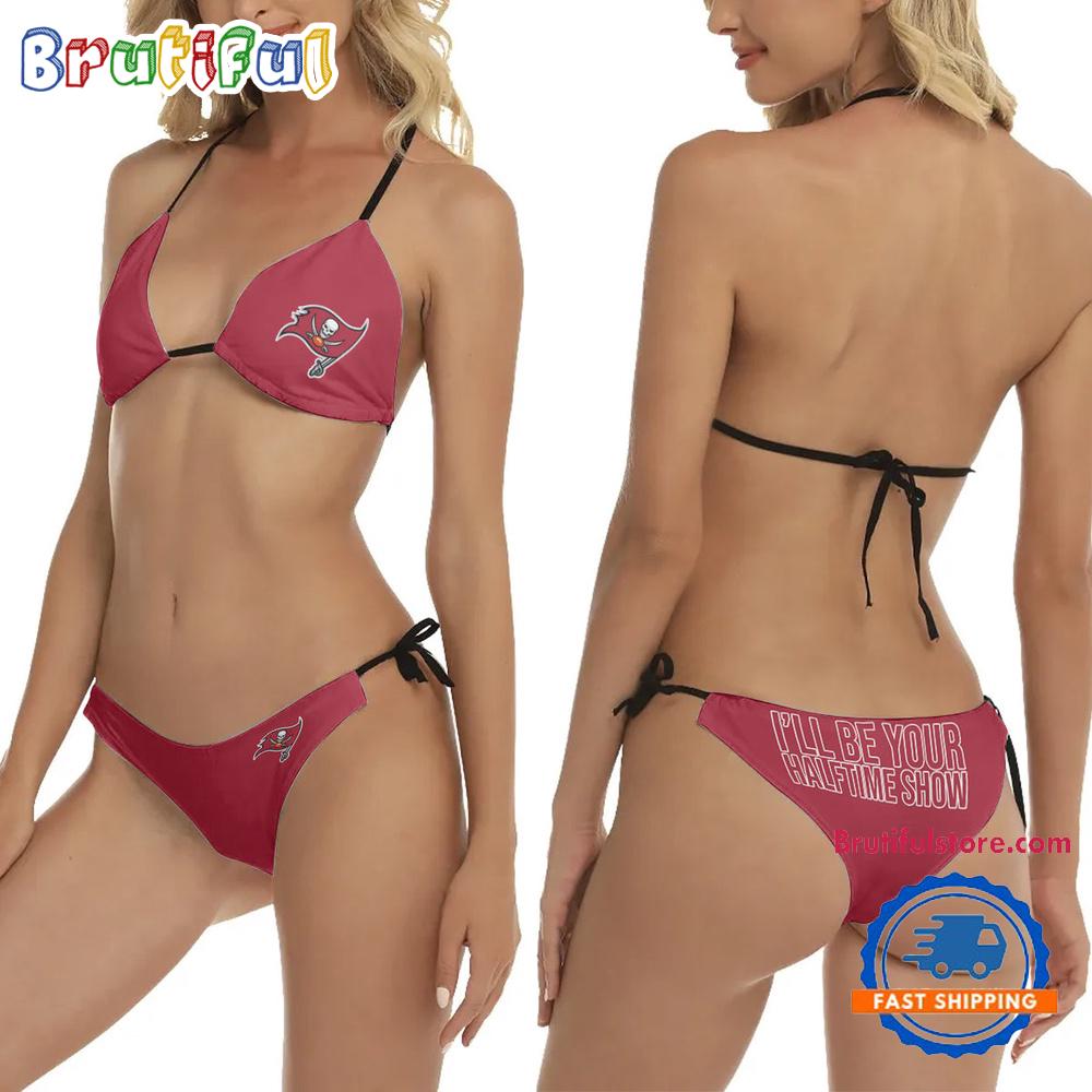 NFL Tampa Bay Buccaneers I’ll Be Your Halftime Show 2 Piece Women’s Bikini Swimsuit