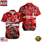 NFL Tampa Bay Buccaneers Mascot Football Aloha Hawaiian Shirt