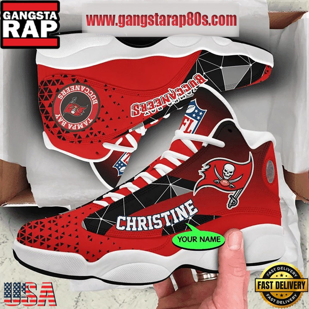 NFL Tampa Bay Buccaneers Personalized Air Jordan 13 Sport Shoes